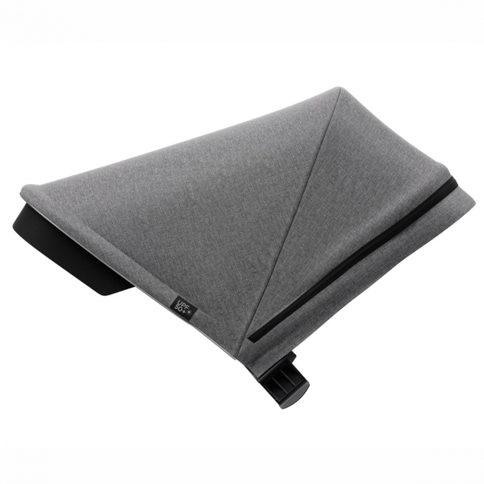 Carucior Thule Spring cu cadru negru + Copertina Thule Canopy GREY MELANGE [3]