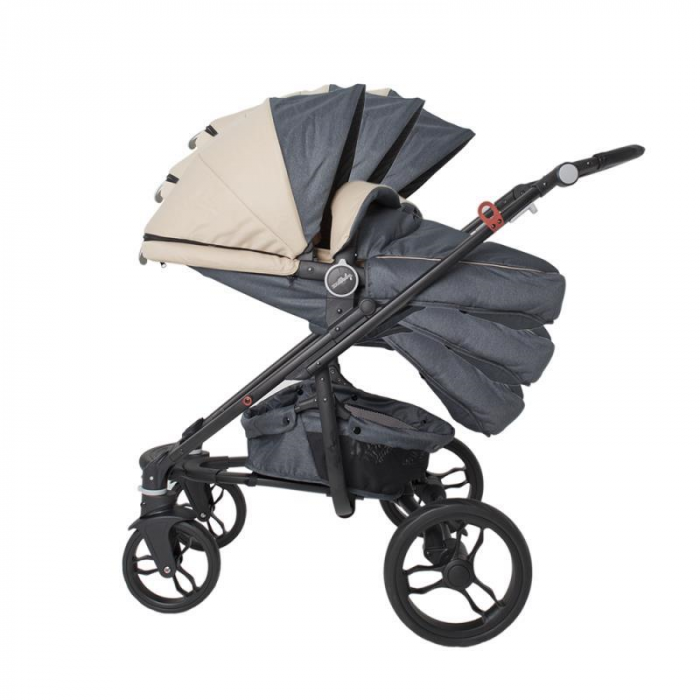 Carucior transformabil 2 in 1 DHS Arrow Switch bej [5]