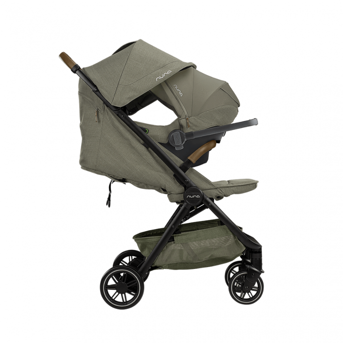 Carucior Nuna ultracompact cu pliere automata TRVL Pine [2]