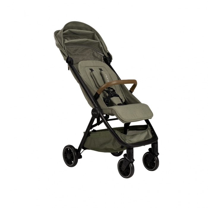 Carucior Nuna ultracompact cu pliere automata TRVL Pine [9]
