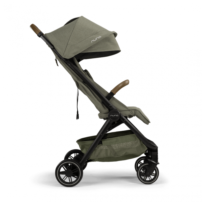 Carucior Nuna ultracompact cu pliere automata TRVL Pine [3]