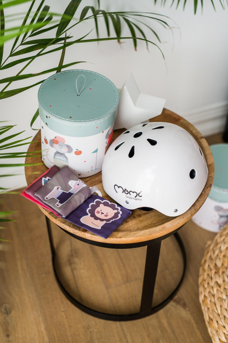 Casca bicicleta copii, Momi - White [6]