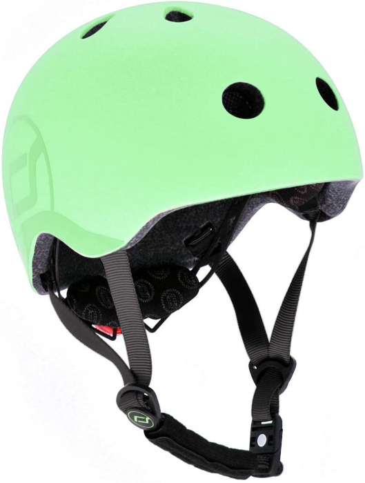 Casca de protectie pentru copii, sistem de reglare magnetic cu led, S-M, 51-55 cm, 3 ani+, Kiwi [4]