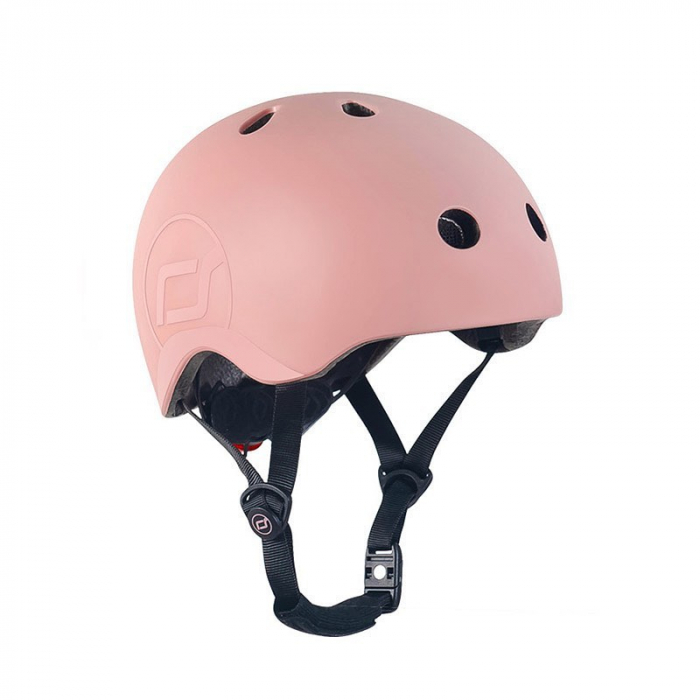 Casca de protectie pentru copii, sistem de reglare magnetic cu led, S-M, 51-55 cm, 3 ani+, Rose [3]