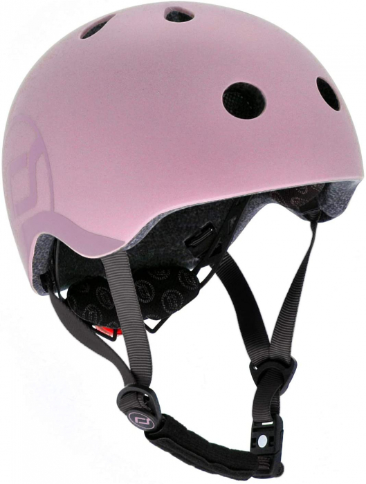 Casca de protectie pentru copii, sistem de reglare magnetic cu led, S-M, 51-55 cm, 3 ani+, Rose [6]