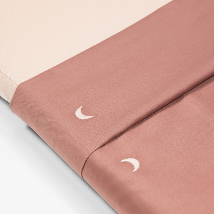 Cearșaf din bumbac organic pentru landou Joolz, Sweet Dreams Culoare: Dawn Rose [2]