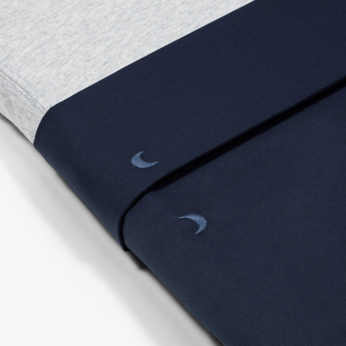Cearșaf din bumbac organic pentru landou Joolz, Sweet Dreams Culoare: Midnight Blue [2]
