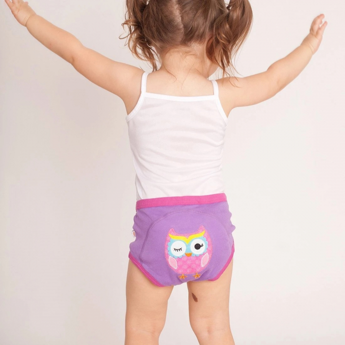 Chilotei Antrenament, Zoocchini, Fetita, 3-4 ani, 100% Bumbac Organic, Owl [3]