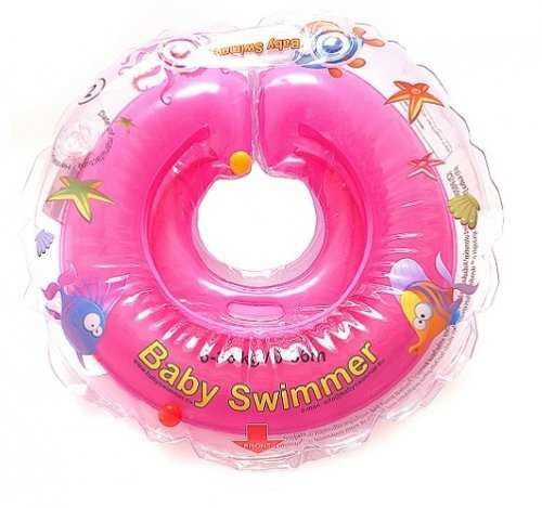 Colac de gat pentru bebelusi Babyswimmer Roz 6-36 luni [1]