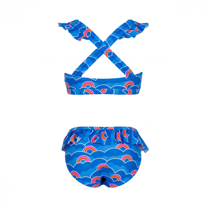 Costum de baie cu fustita, model Rainbow UV40+ [2]