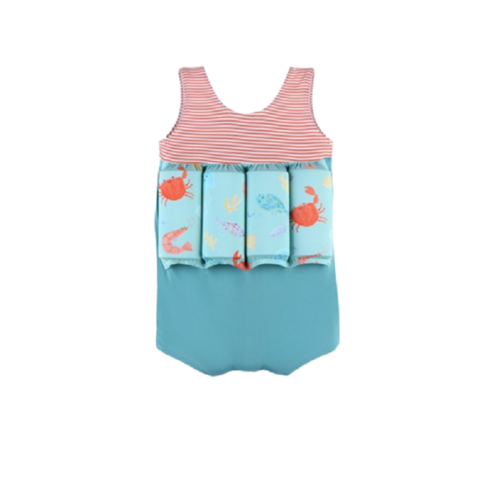 Costum de inot flotabil, Archimede, CREVETTES BLEUES Boy, 4 ani, A212531 [2]