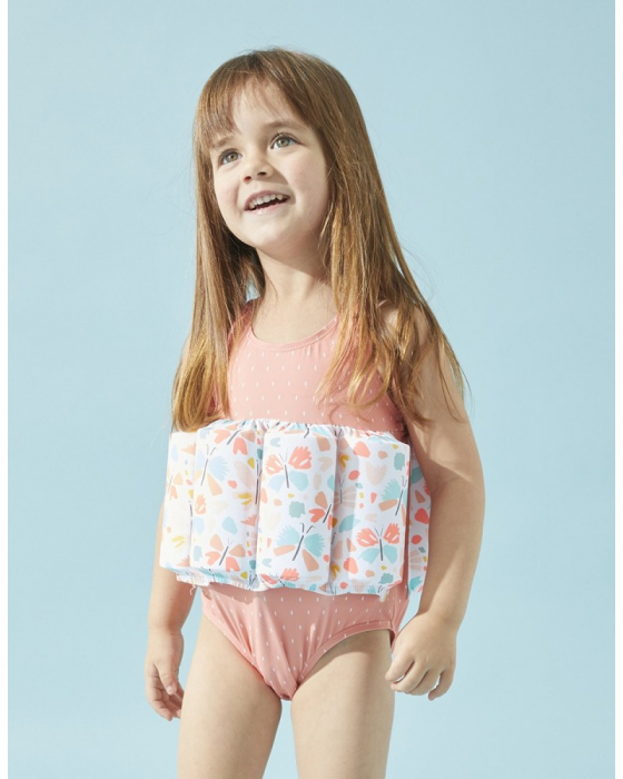 COSTUM DE INOT FLOTABIL, BUTTERFLY GIRLS,  4 ANI, 104 CM [2]