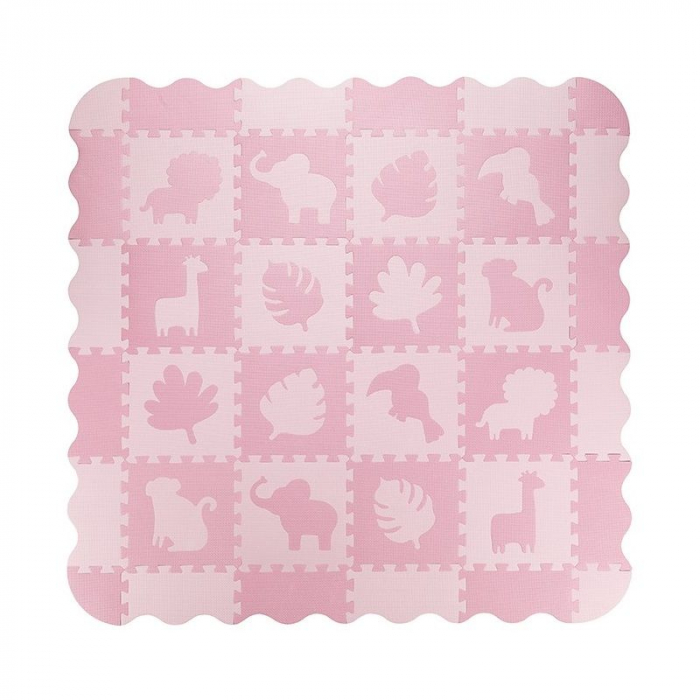 Covoras de joaca Puzzle 150x150 cm- Grey [9]