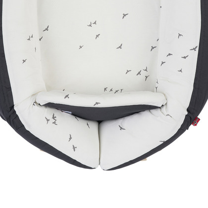 Cuib pentru bebelusi Baby Nest Voksi® Premium Dark Grey-Flying [3]