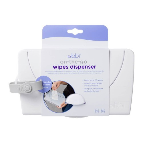 Dispenser portabil pentru servetele umede  alb [4]