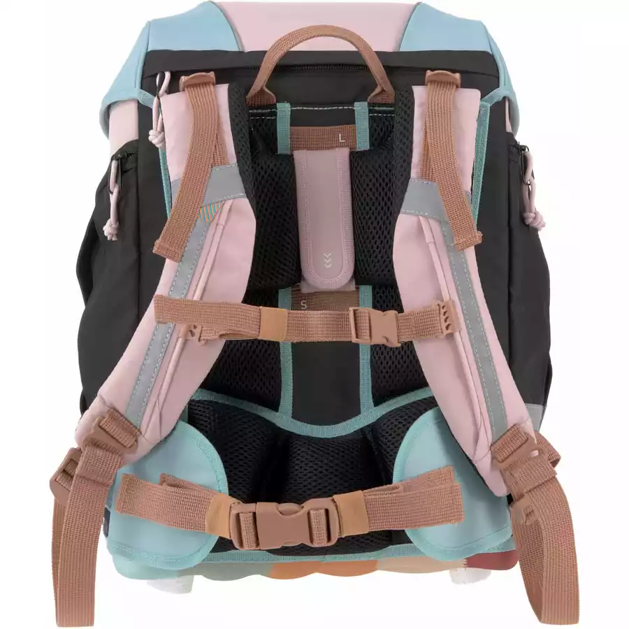 Ghiozdan și accesorii, set de 7 piese, Boxy Unique Culoare: Rose Blue Black [4]