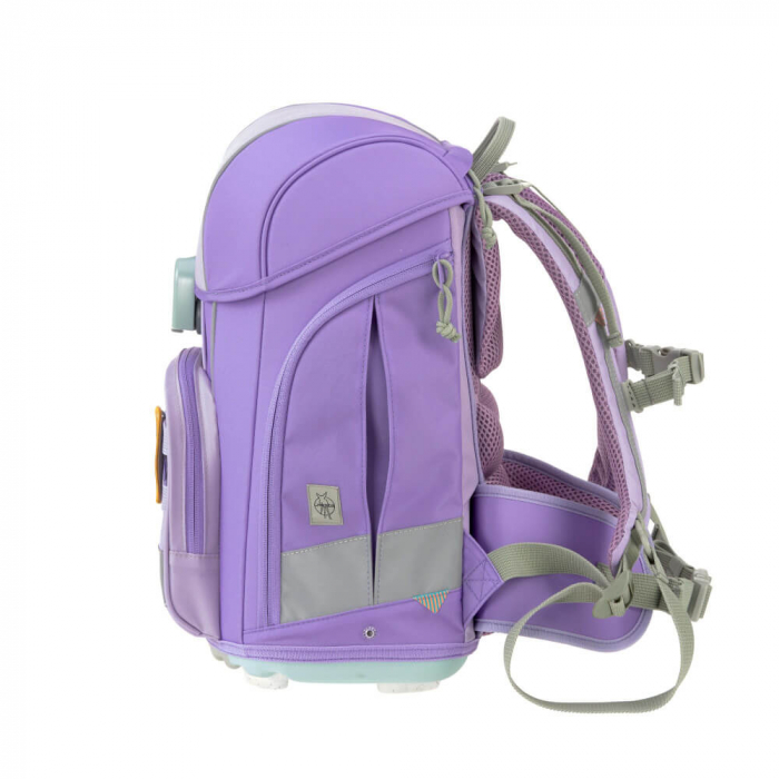 Ghiozdan și accesorii, set de 7 piese, Boxy Unique Culoare: Violet Lavander [3]