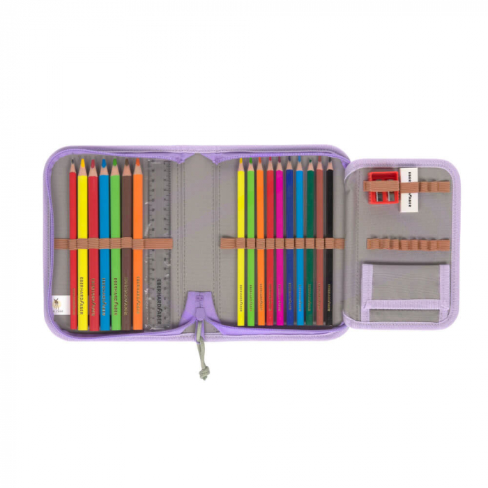 Ghiozdan și accesorii, set de 7 piese, Boxy Unique Culoare: Violet Lavander [10]