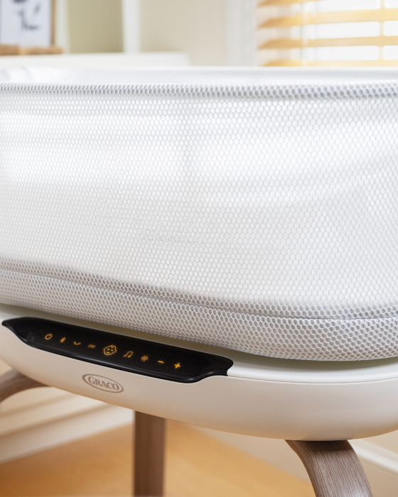 Graco - Patut co-sleeper Eluma Nest Luna cu leganare automata si sistem inteligent de detectare a plansului [8]