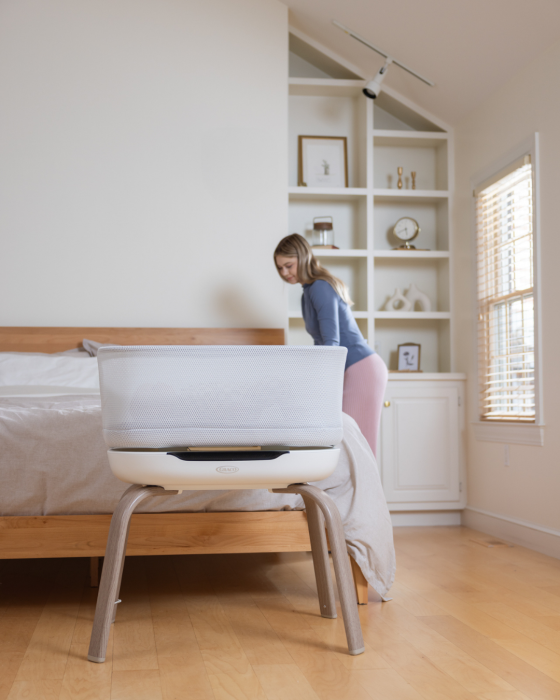 Graco - Patut co-sleeper Eluma Nest Luna cu leganare automata si sistem inteligent de detectare a plansului [10]