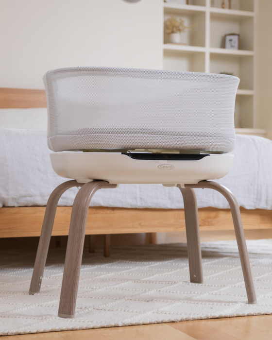 Graco - Patut co-sleeper Eluma Nest Luna cu leganare automata si sistem inteligent de detectare a plansului [5]