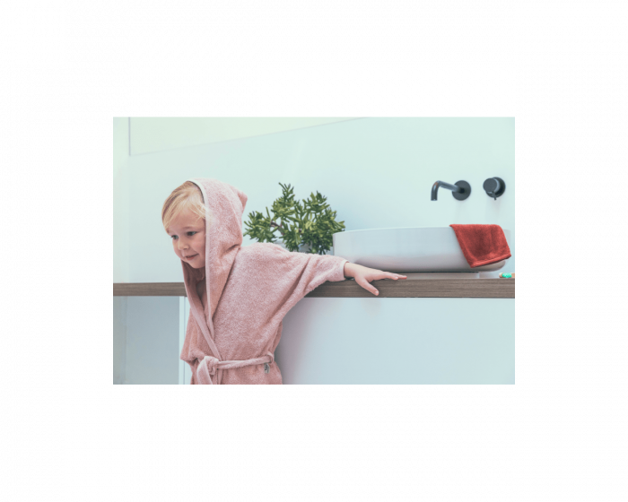 Halat de Baie Frotir din Bambus pentru Copii 2-4 ani Misty Rose [2]