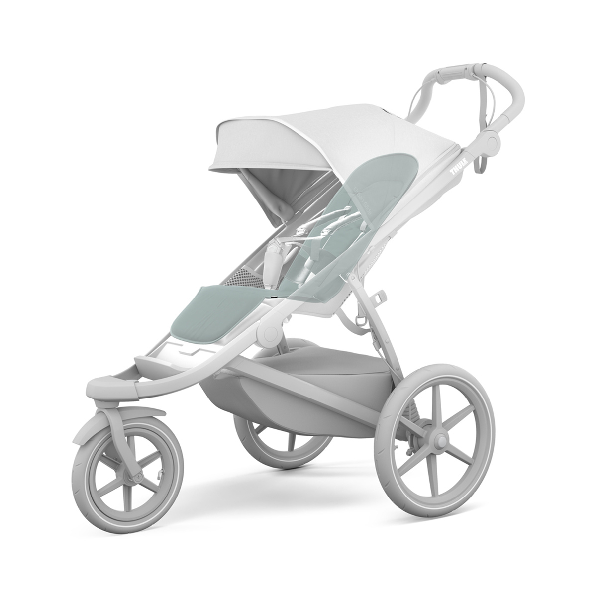 Husa Thule Stroller Seat Liner Alaska Blue pentru scaun carucior copii [4]