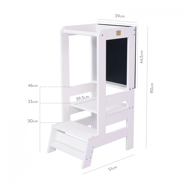 inaltator-learning-tower-cu-tabla-alb [3]