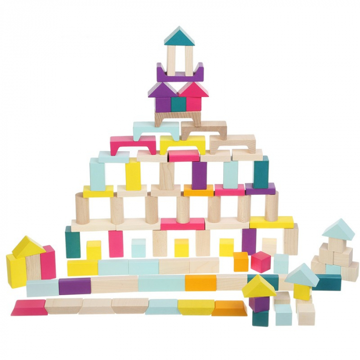 Joc din lemn, Set de constructii Cubika 1 [4]