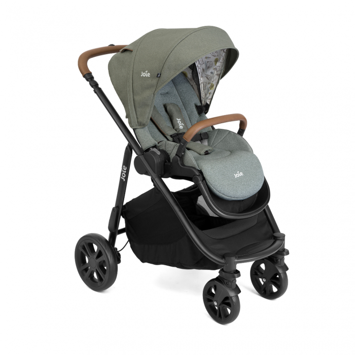Joie - Carucior pentru copii multifunctional 3 in 1 Versatrax E Dark Green (Carucior Versatrax E + Landou Ramble + scoica i-Snug) [3]