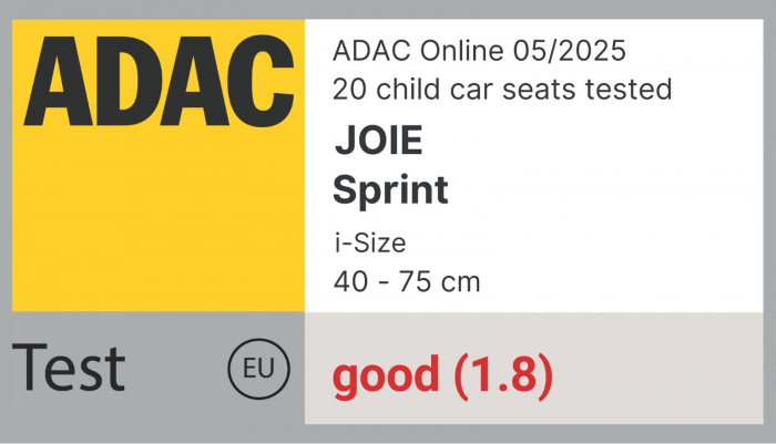 Joie - Scoica auto cu ISOFIX integrat Sprint Signature Carbon, nastere - 75 cm, testata inclusiv la impact lateral, conform ECE R129 [10]