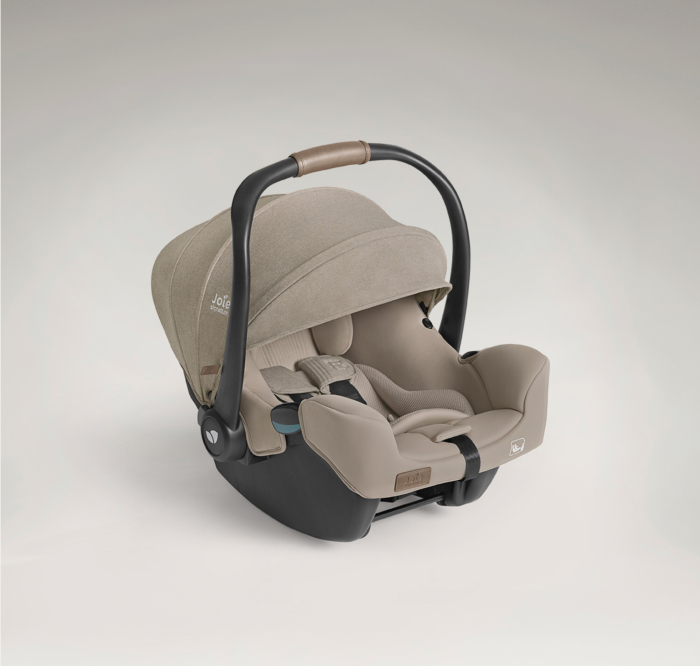 Joie - Scoica auto i-Starter cu tetiera reglabila, 40-75 cm, Sandstone, certificata R129 [6]