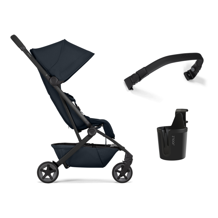 Joolz Aer2 – Cărucior sport premium, ușor și compact cu bară pliabilă și suport de pahar incluse Dark navy blue [1]