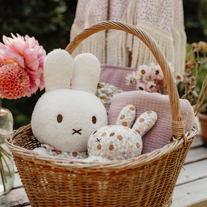 Jucărie de pluș Miffy Vintage cu rochita inflorata, 35 cm [3]