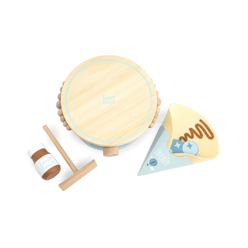 Jucărie din lemn, Aparat pentru clătite - verde [2]