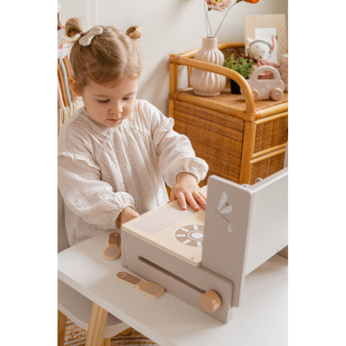 Jucărie din lemn -  Aragaz pliabil - nougat [4]