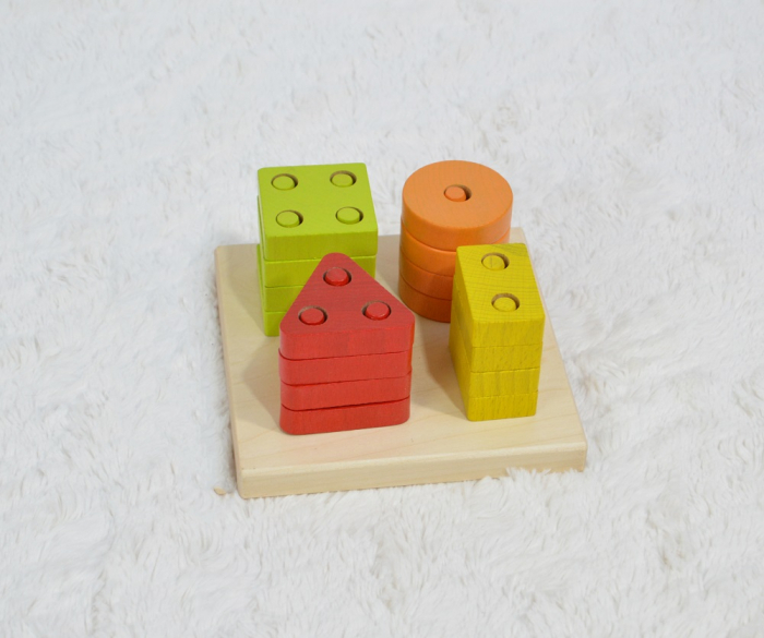 Jucarie Din Lemn, Cubika, â€œSortator Forme Geometrice 1â€ [4]