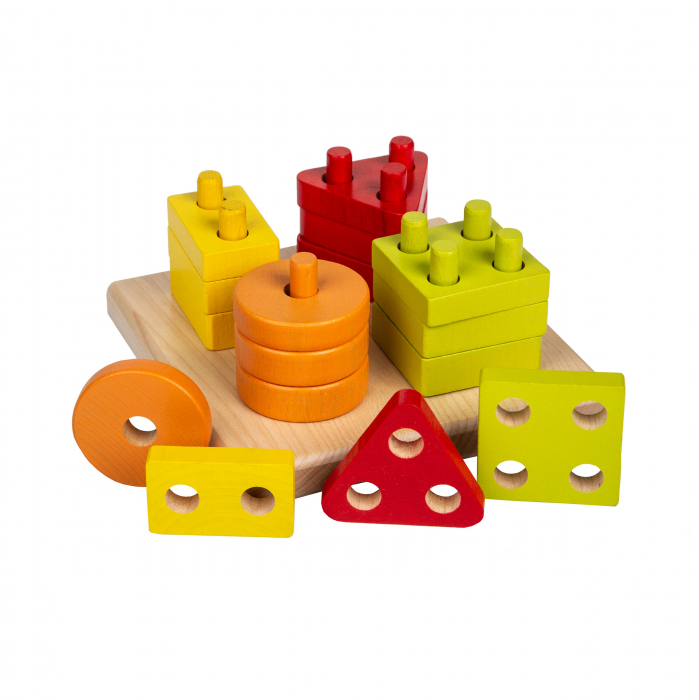 Jucarie Din Lemn, Cubika, â€œSortator Forme Geometrice 1â€ [2]