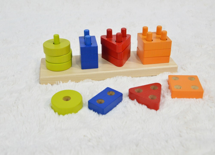 Jucarie Din Lemn, Cubika, â€œSortator Forme Geometrice 2â€ [5]