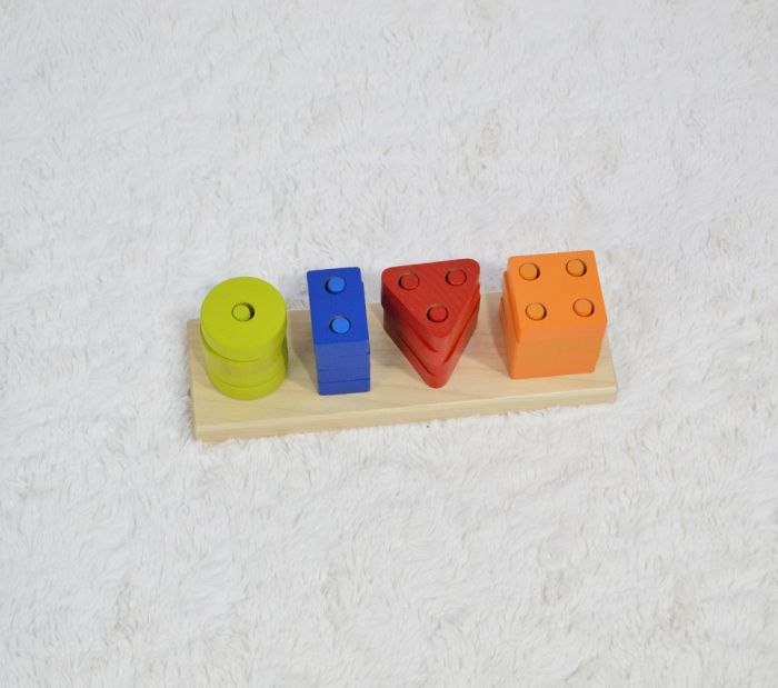 Jucarie Din Lemn, Cubika, â€œSortator Forme Geometrice 2â€ [4]