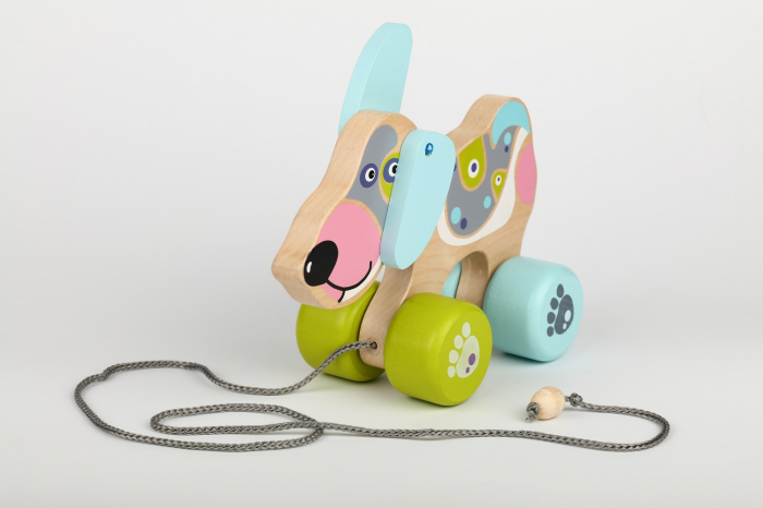 Jucarie din lemn, Cubika, Happy Puppy [2]