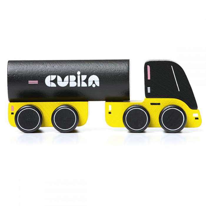 Jucarie din lemn, Cubika, Tank Truck [3]