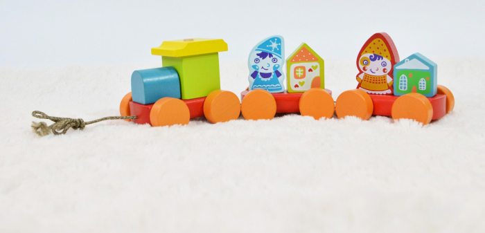 Jucarie Din Lemn, Cubika, "Trenuletul Fabulos"  [5]