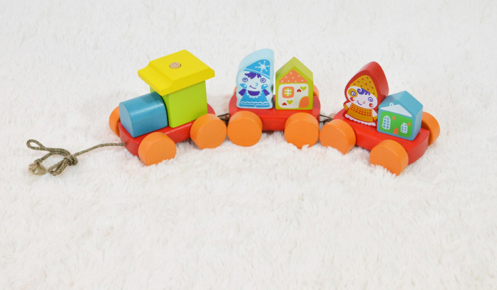 Jucarie Din Lemn, Cubika, "Trenuletul Fabulos"  [6]