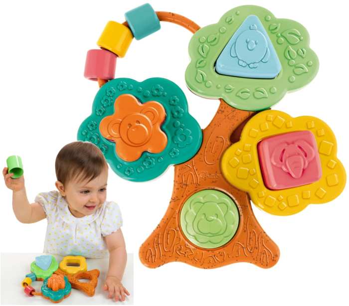 Jucarie ecologica de sortare si stivuire Chicco Baobab, 6-36luni [4]