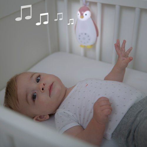 Jucarie Muzicala si Lampa de Veghe Zazu Kids Zoe Gri [2]