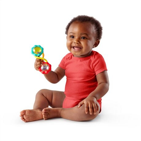 Jucarie scutura si priveste Barbell Rattle [2]