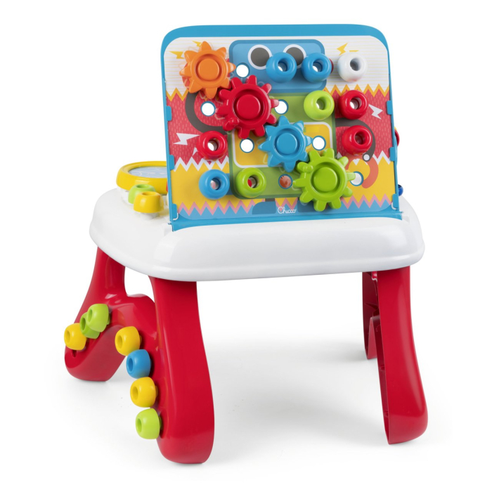 Jucarie tip Montessori Chicco centru de activitate Masuta educativa, FR/EN, 1-4ani [3]