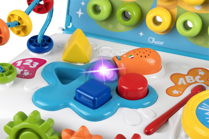 Jucarie tip Montessori Chicco centru de activitate Masuta educativa, FR/EN, 1-4ani [9]
