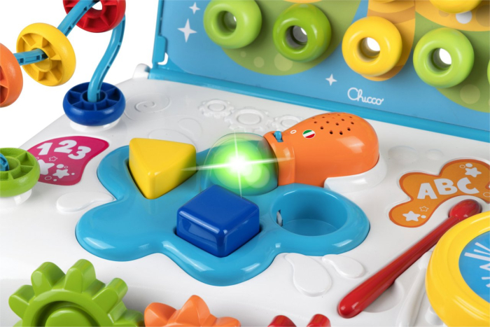 Jucarie tip Montessori Chicco centru de activitate Masuta educativa, FR/EN, 1-4ani [10]